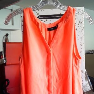 APT.9 coral colored blouse